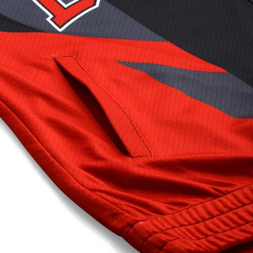 NBA CHICAGO BULLS LIGHTWEIGHT JACKET 'BLACK/RED'