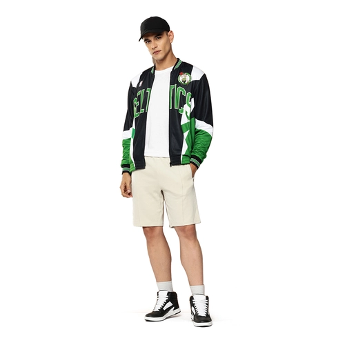 NBA BOSTON CELTICS LIGHTWEIGHT JACKET 'BLACK/GREEN'
