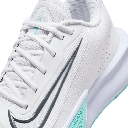 NIKE PRECISION 7 BASKETBALL SHOES 'WHITE/BLUE'