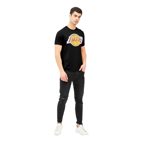 NBA LOS ANGELES LAKERS: CLASSIC CREST T-SHIRT 'BLACK'