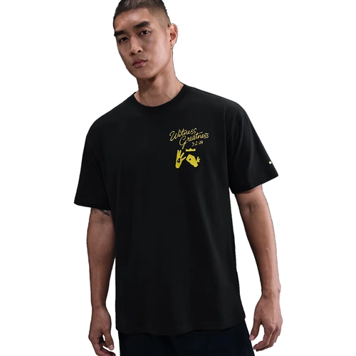 NIKE MEN'S MAX90 LEBRON UNCHARTED BASKETBALL T-SHIRT 'BLACK'