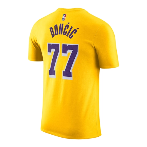 NIKE LUKA DONCIC LOS ANGELES LAKERS NBA T-SHIRT 'YELLOW'