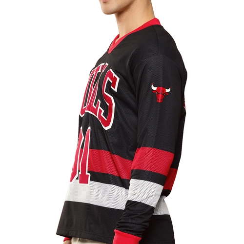 NBA DENNIS RODMAN CHICAGO BULLS FULL SLEEVE OVERSIZED JERSEY 'BLACK'