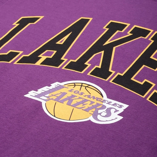 LOS ANGELES LAKERS CORE TYPOGRAPHY T-SHIRT 'PURPLE'
