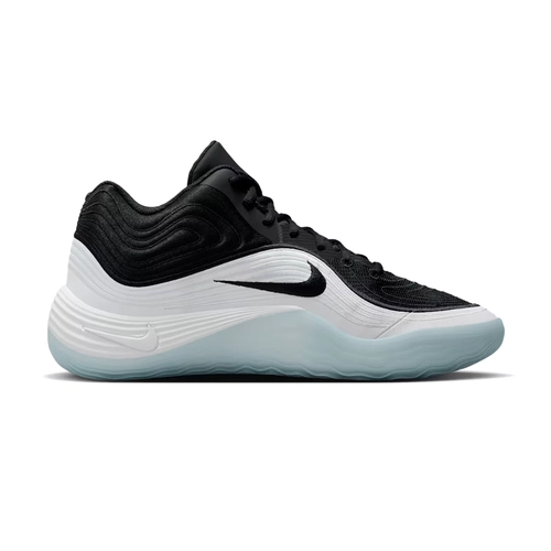 NIKE MEN'S PRECISION 8 MID BASKETBALL SHOES 'BLACK/WHITE/ICE BLUE'