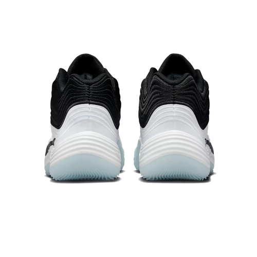 NIKE MEN'S PRECISION 8 MID BASKETBALL SHOES 'BLACK/WHITE/ICE BLUE'