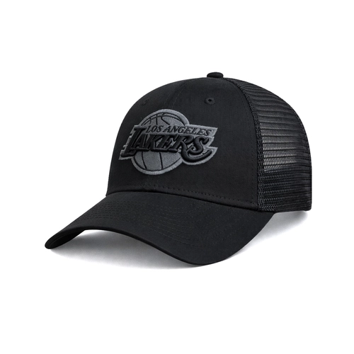 NBA LOS ANGELES LAKERS MONOCHROME BLACK TRUCKER CAP 'BLACK'