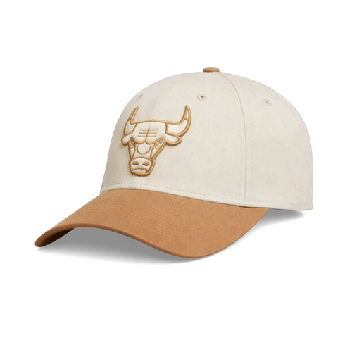 NBA CHICAGO BULLS TWO TONE NATURAL CAP 'BEIGE/BROWN'