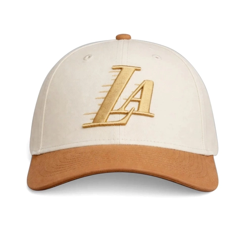 NBA LOS ANGELES LAKERS TWO TONE NATURAL CAP 'BEIGE/BROWN'