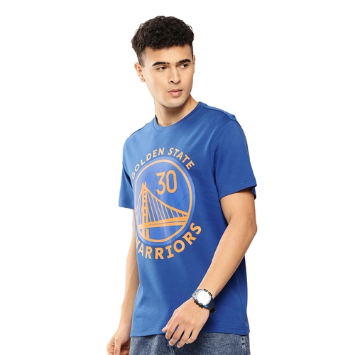 NBA STEPHEN CURRY GOLDEN STATE WARRIROS CLASSIC PRINTED T-SHIRT 'ROYAL BLUE'