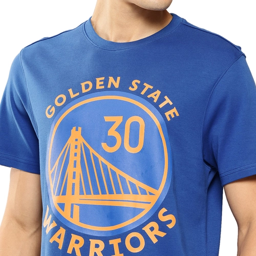 NBA STEPHEN CURRY GOLDEN STATE WARRIROS CLASSIC PRINTED T-SHIRT 'ROYAL BLUE'