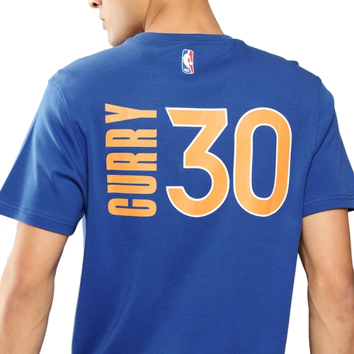 NBA STEPHEN CURRY GOLDEN STATE WARRIROS CLASSIC PRINTED T-SHIRT 'ROYAL BLUE'