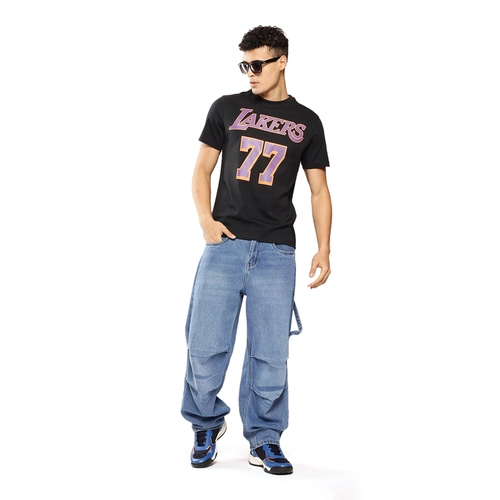 NBA LUKA DONCIC LOS ANGELES LAKERS CLASSIC PLAYER NAME T-SHIRT 'BLACK'