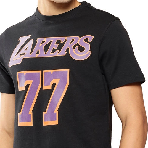 NBA LUKA DONCIC LOS ANGELES LAKERS CLASSIC PLAYER NAME T-SHIRT 'BLACK'