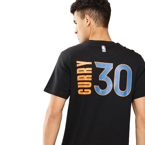NBA STEPHEN CURRY GOLDEN STATE WARRIRORS CLASSIC PRINTED T-SHIRT 'BLACK'