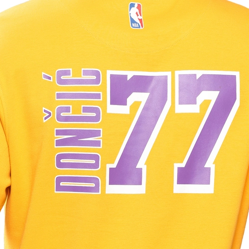 NBA LUKA DONCIC LOS ANGELES LAKERS CLASSIC PRINTED T-SHIRT 'YELLOW'