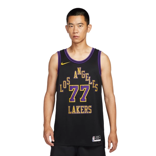 NIKE MEN'S LUKA DONCIC LOS ANGELES LAKERS DRI-FIT NBA CITY EDITION SWINGMAN JERSEY 'BLACK'