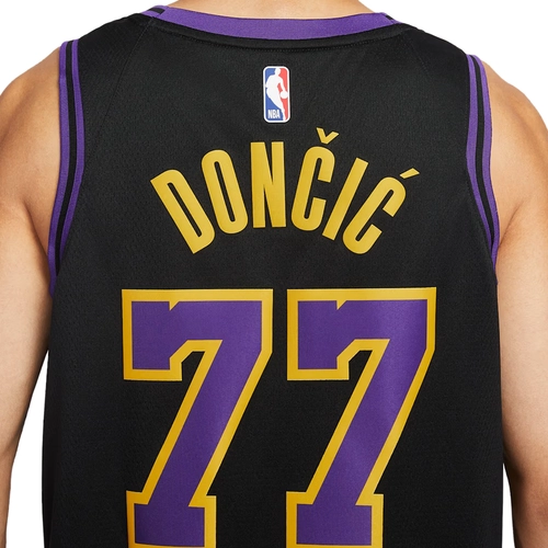 NIKE MEN'S LUKA DONCIC LOS ANGELES LAKERS DRI-FIT NBA CITY EDITION SWINGMAN JERSEY 'BLACK'