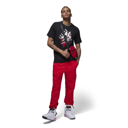 JORDAN MEN'S GFX SS CREW3 GRAPHIC T-SHIRT 'BLACK'