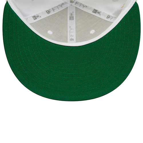 NEW ERA BOSTON CELTICS NBA CROWN PATCHES 9FIFTY SNAPBACK CAP 'WHITE'