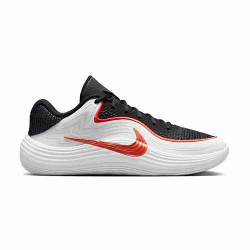 NIKE MEN'S PRECISION 8 LOW BASKETBALL SHOES 'BLACK/WHITE/PICANTE RED'