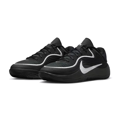 NIKE MEN'S PRECISION 8 LOW BASKETBALL SHOES - 'BLACK'