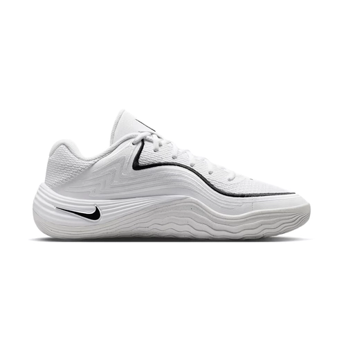 NIKE MEN'S PRECISION 8 LOW BASKETBALL SHOES 'WHITE'