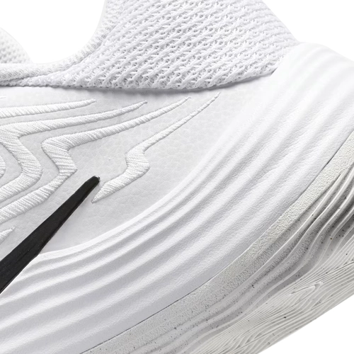 NIKE MEN'S PRECISION 8 LOW BASKETBALL SHOES 'WHITE'