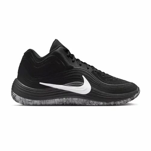 NIKE MEN'S PRECISION 8 MID BASKETBALL SHOES - 'BLACK/WHITE'