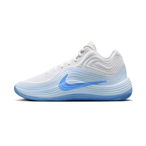 NIKE MEN'S PRECISION 8 MID BASKETBALL SHOES 'WHITE/ROYAL PLUS'