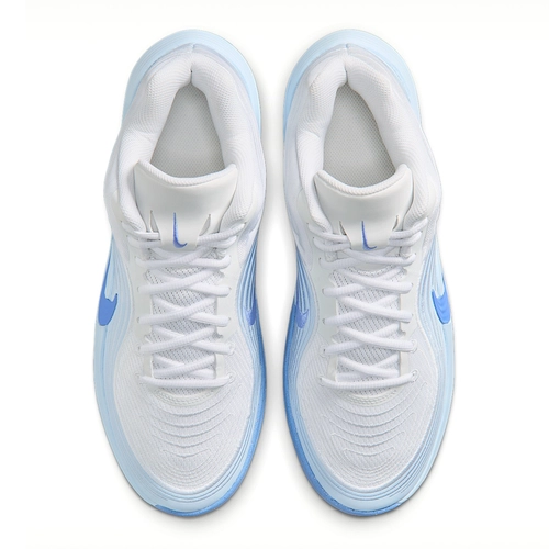 NIKE MEN'S PRECISION 8 MID BASKETBALL SHOES 'WHITE/ROYAL PLUS'