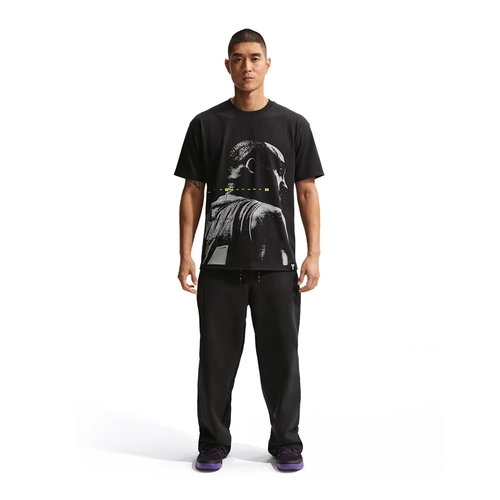 NIKE MEN'S DRI-FIT KOBE BASKETBALL SHORT SLEEVE T-SHIRT BLACK