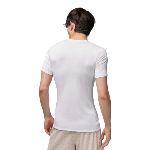 NIKE MEN'S DRI-FIT JORDAN SPORT SHORT-SLEEVE BASE LAYER TOP BLACK