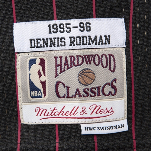 SWINGMAN JERSEY CHICAGO BULLS ALTERNATE 1995-96 DENNIS RODMAN 'BLACK'