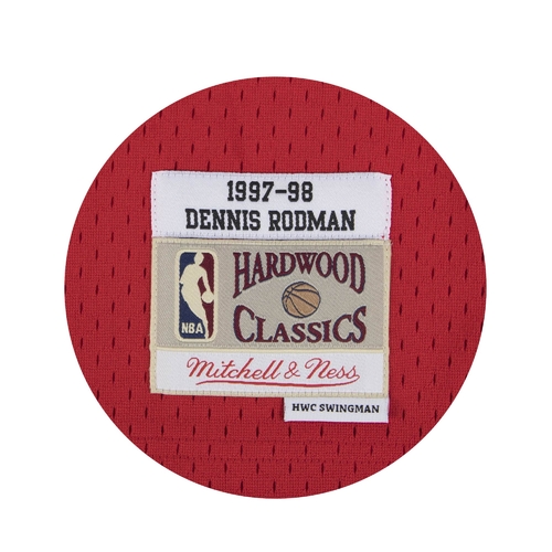 SWINGMAN JERSEY CHICAGO BULLS ROAD 1997-98 DENNIS RODMAN 'RED'
