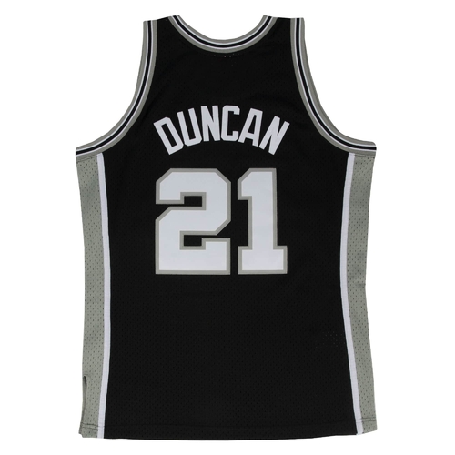 SWINGMAN JERSEY SAN ANTONIO SPURS ROAD 1998-99 TIM DUNCAN 'BLACK'