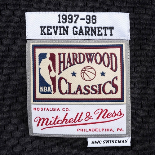 SWINGMAN JERSEY MINNESOTA TIMBERWOLVES ALTERNATE 1997-98 KEVIN GARNETT 'BLACK'
