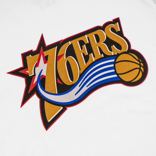 NBA PHILADELPHIA 76ERS TEAM LOGO T-SHIRT 'WHITE'