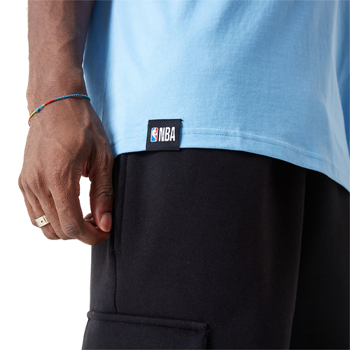 NEW ERA MEMPHIS GRIZZLIES NBA CUT SEW OVERSIZED T-SHIRT 'BLUE'