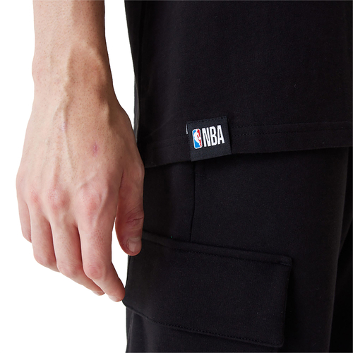 NEW ERA CHICAGO BULLS NBA ARCH WORDMARK OVERSIZED T-SHIRT 'BLACK'