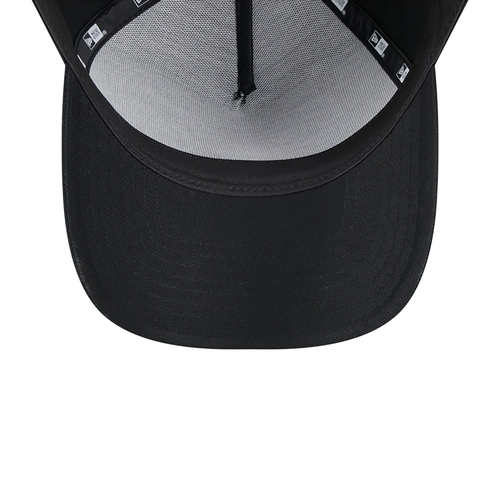 NEW ERA CHICAGO BULLS FOIL PACK A-FRAME TRUCKER CAP 'BLACK'