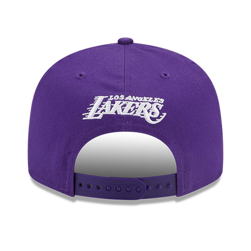 New Era - LOS ANGELES LAKERS NBA PATCH 9FIFTY SNAPBACK CAP 'PURPLE/GOLD ...