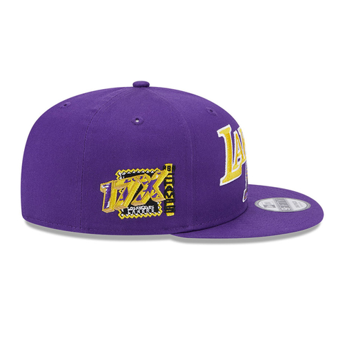 NEW ERA LOS ANGELES LAKERS NBA PATCH 9FIFTY SNAPBACK CAP 'PURPLE/GOLD'