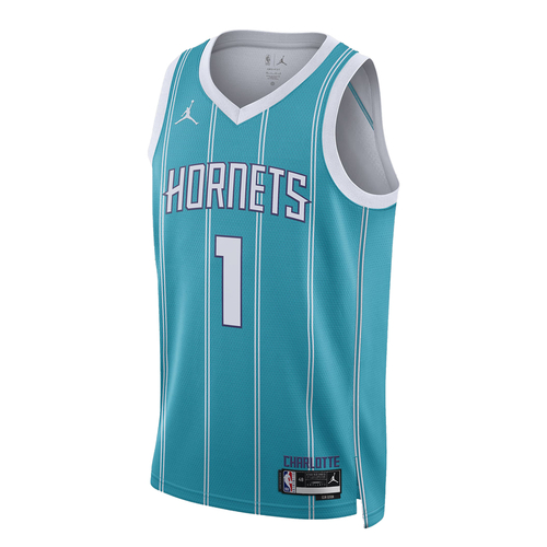 JORDAN NBA SWINGMAN CHARLOTTE HORNETS LAMELO BALL DRI-FIT ICON EDITION 2022/23 JERSEY 'BLUE'