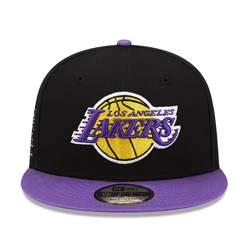 NEW ERA LOS ANGELES LAKERS TEAM PATCH 9FIFTY SNAPBACK CAP 'BLACK'