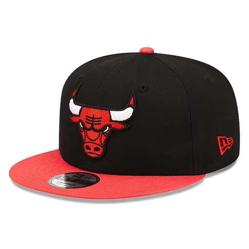 NEW ERA CHICAGO BULLS NBA TEAM PATCH 9FIFTY SNAPBACK CAP 'BLACK'