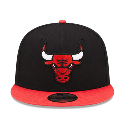 NEW ERA CHICAGO BULLS NBA TEAM PATCH 9FIFTY SNAPBACK CAP 'BLACK'