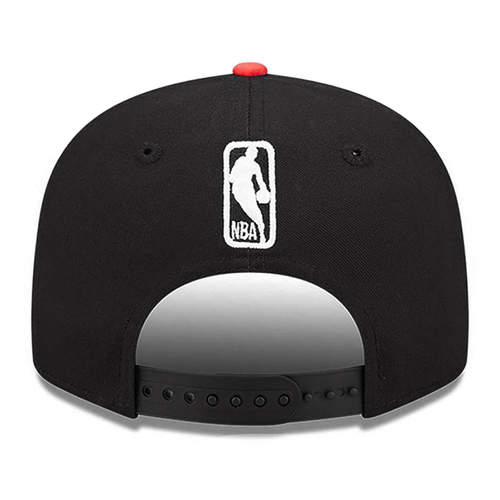 NEW ERA CHICAGO BULLS NBA TEAM PATCH 9FIFTY SNAPBACK CAP 'BLACK'