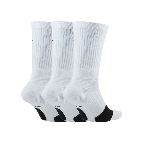 NIKE EVERYDAY CREW BASKETBALL SOCKS (3 PAIRS) 'WHITE'