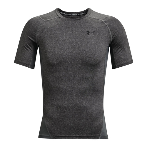 UA HEATGEAR ARMOUR SHORT SLEEVE T-SHIRT 'GREY'